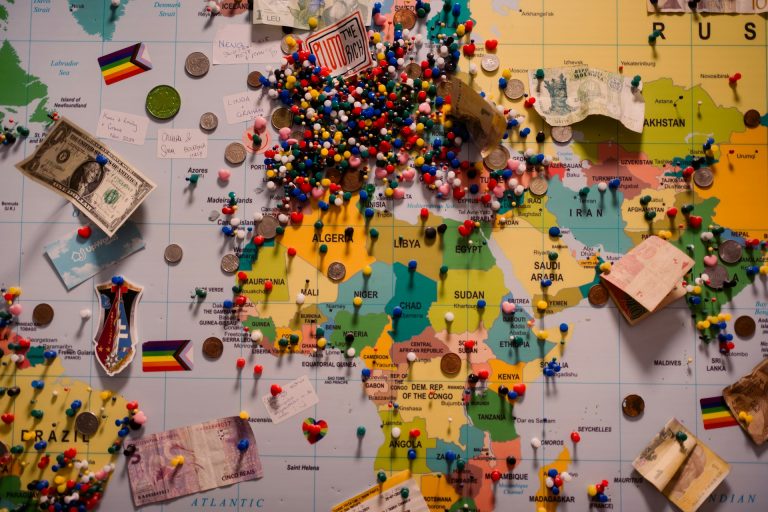 Africa map @ Unsplash