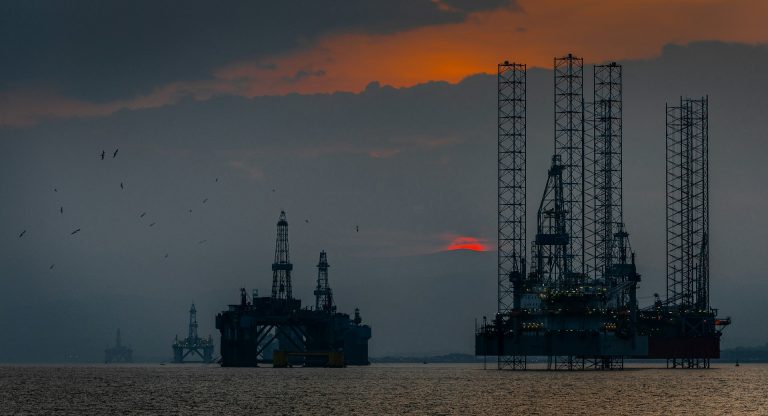 Sunset over the Cromarty Firth - famous for the shipping forecast and the place where oil rigs go to retire. Photo by Ben Wicks @ Unsplash