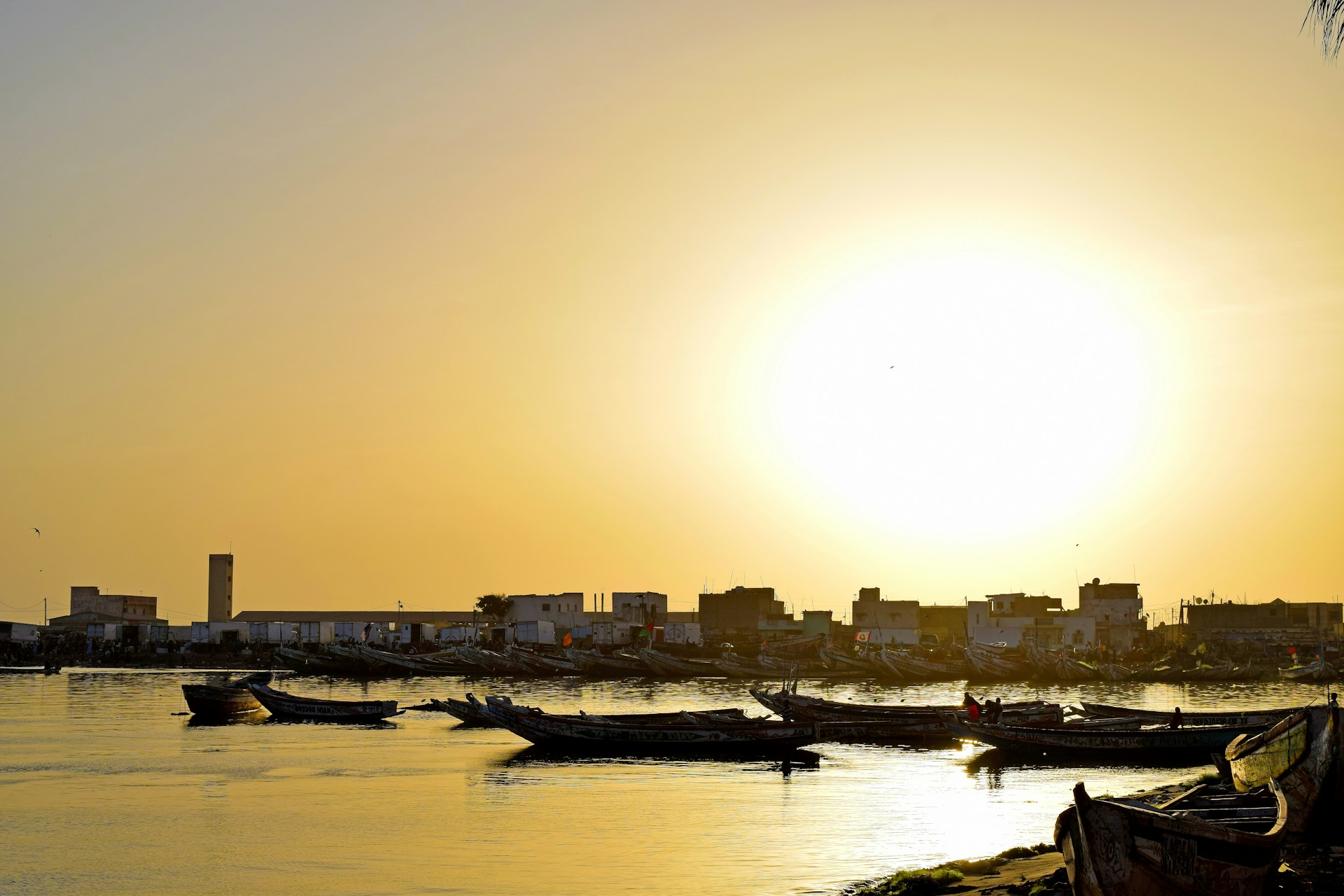 Boats in Senegal Guet Ndar, Saint Louis, Senegal