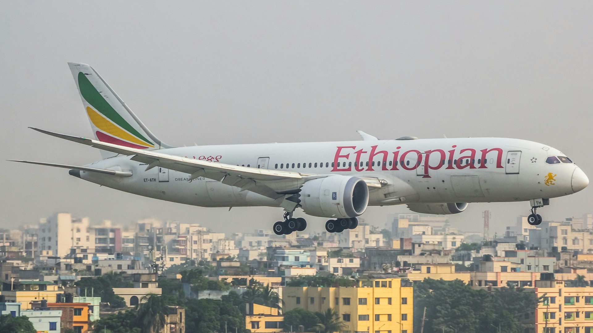 Ethiopian Airlines commercial flight. Photo by Bornil Amin @ Unsplash