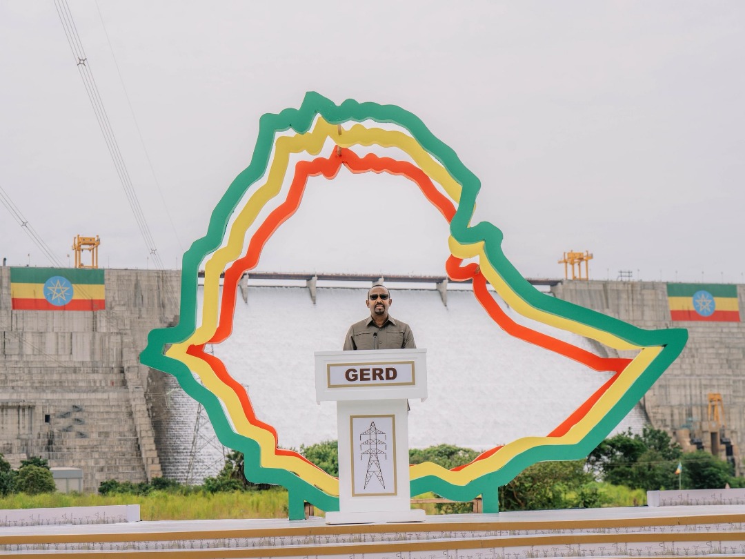 Prime Minister Abiy Ahmed inaugurated the dam. Photo by Office of the Prime Minister - Ethiopia