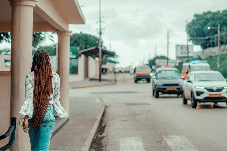 A civilian on the street of Libreville, Gabon. Photo @ Unsplash