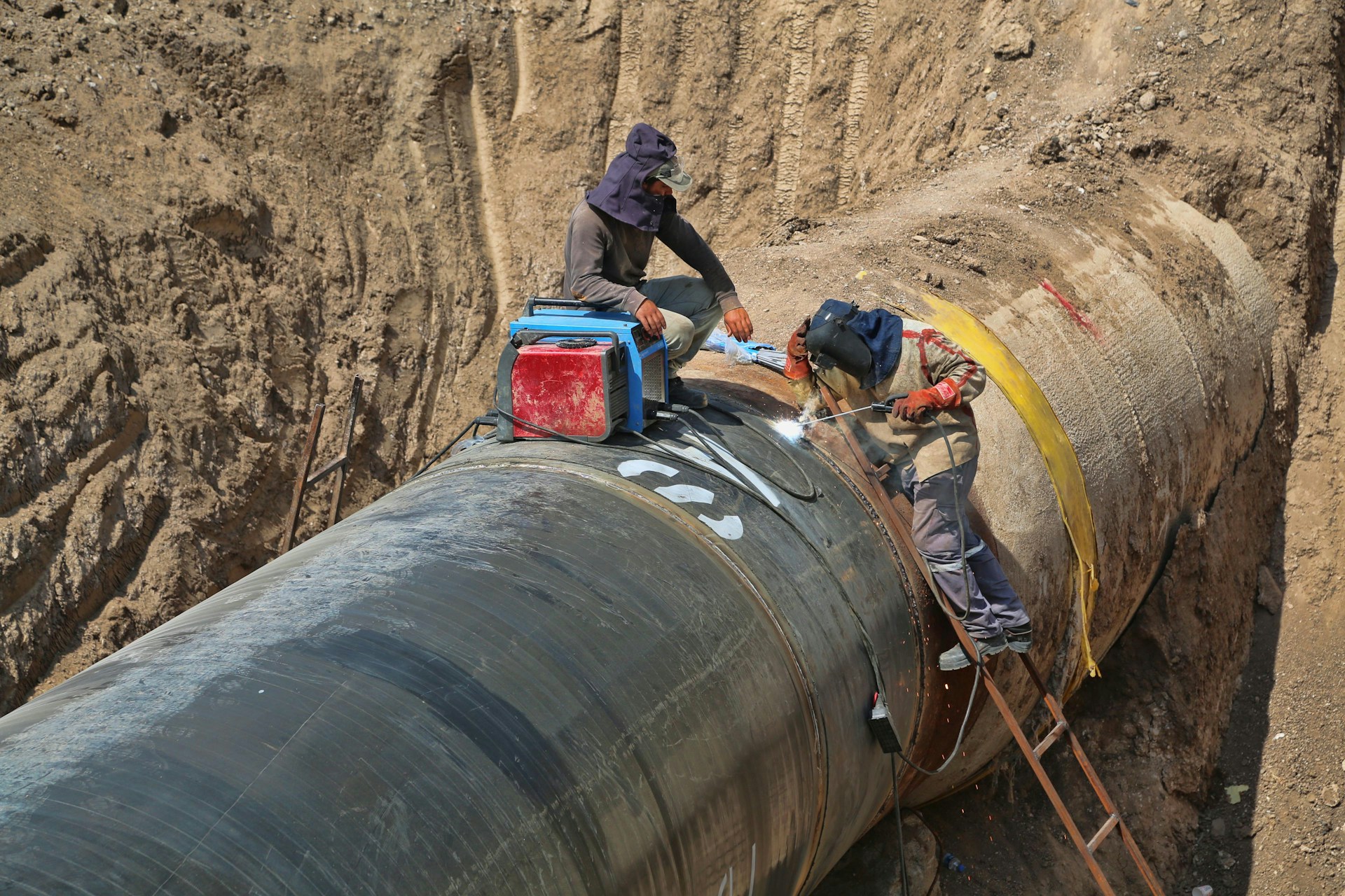 Gas pipeline. Photo @ Unsplash