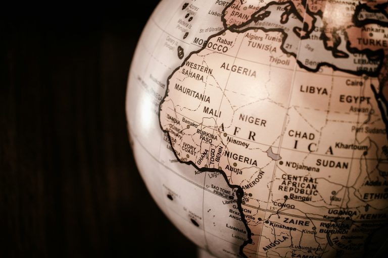Africa on the globe. Photo @ Unsplash
