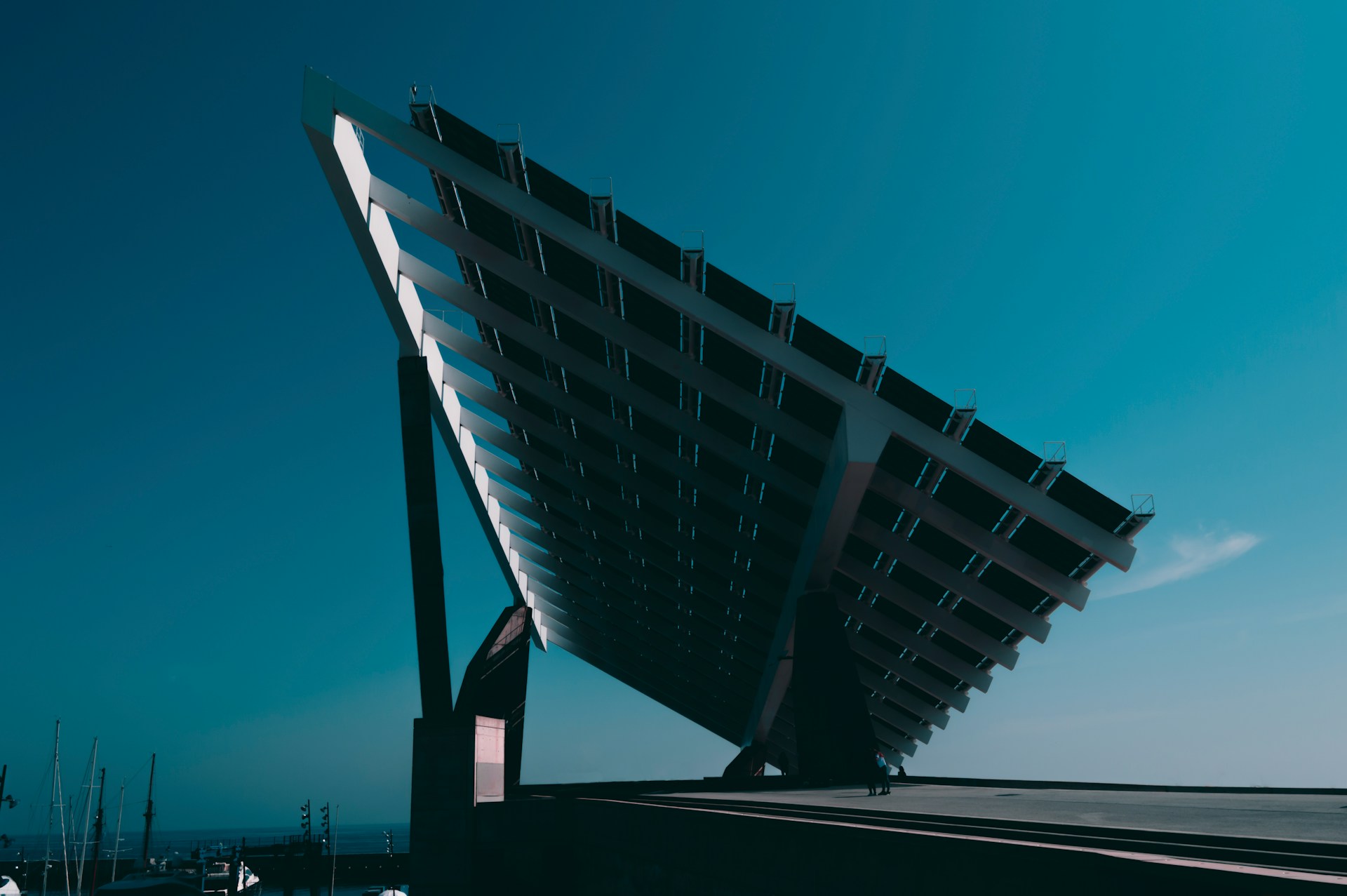 Giant solar panel. Photo by Biel Morro @ Unsplash
