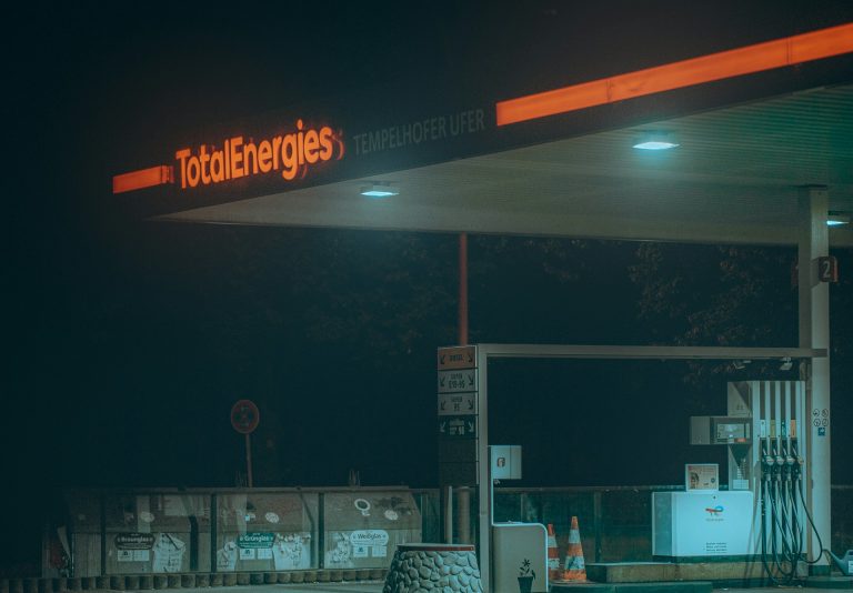 TotalEnergies fuel pump station. Photo by Birk Enwald @ Unsplash