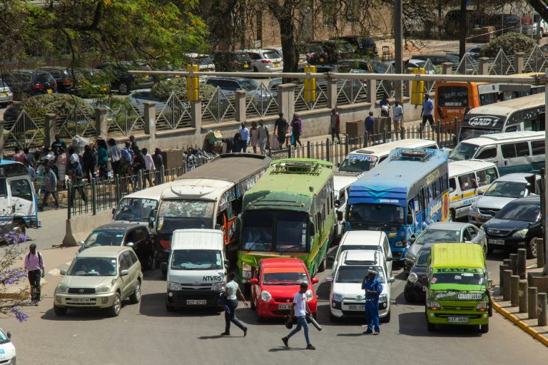 Traffic on a busy day in Nairobi, Kenya. Photo by Michael Njoroge @ Unsplash