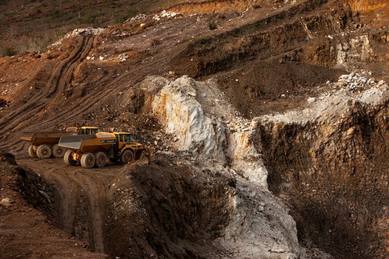 Open pit quarry. Photo @ Unsplash