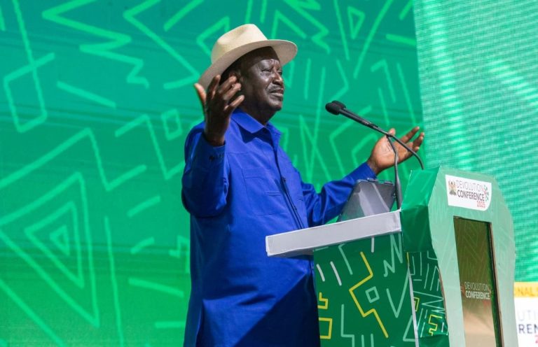 Raila Odinga was seen as the father of democracy in Kenya. Photo @ Raila Odinga/Facebook