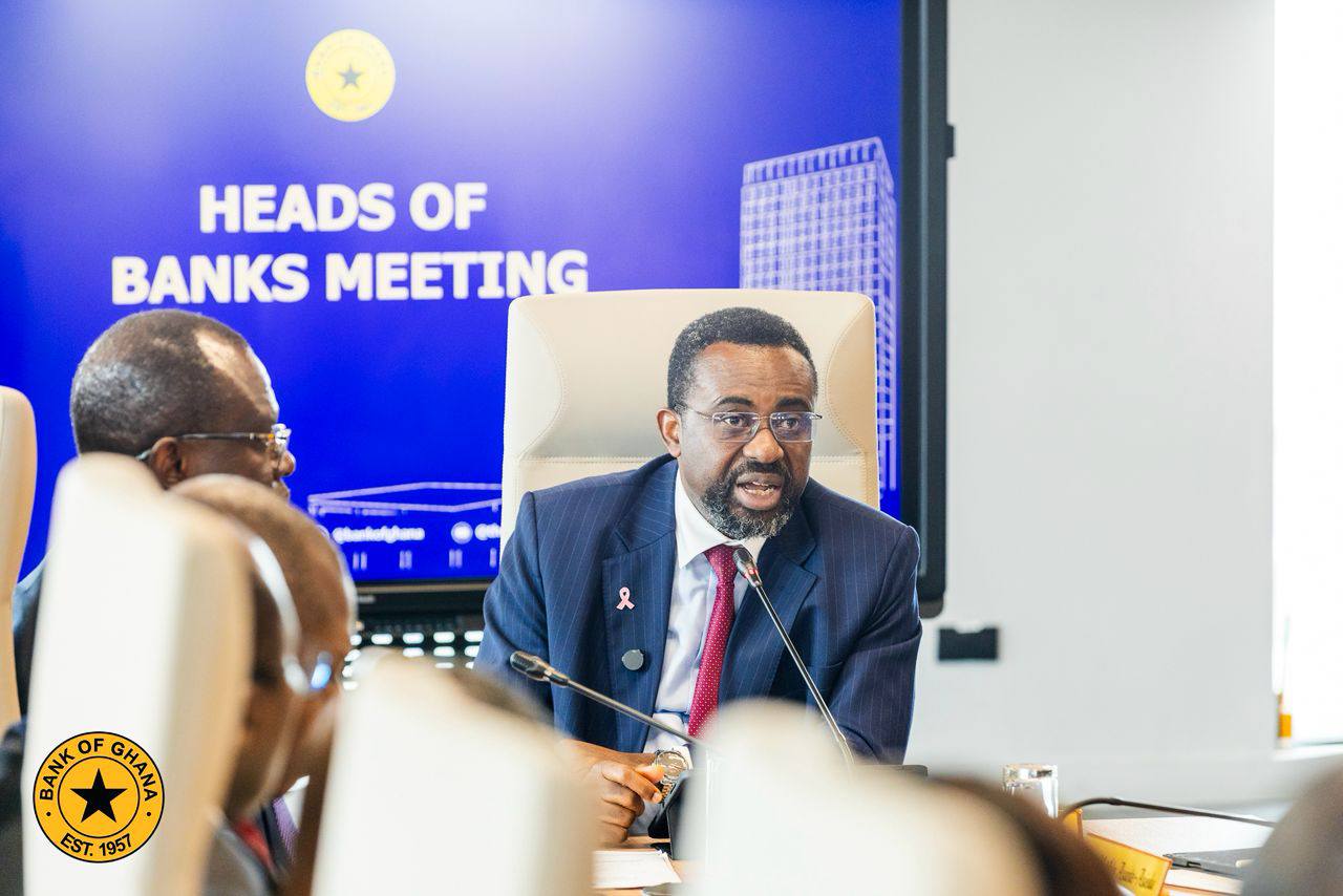 Dr Johnson Asiama, Governor of the Bank of Ghana. Photo: Office of the Governor, BoG/Facebook