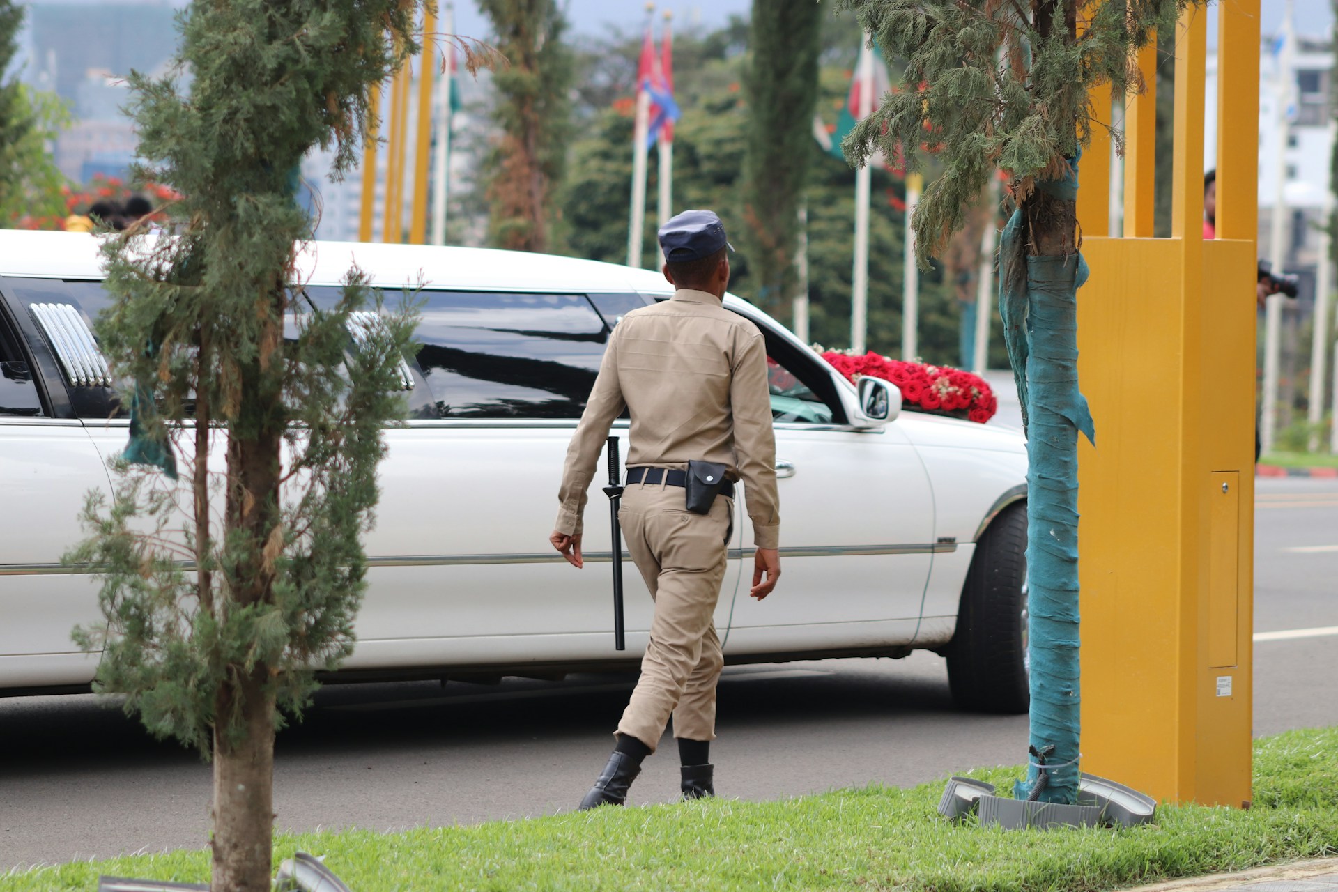 Policeman on the street of Addis Ababa, Ethiopia. Photo by Hailegebrel Nigussie @ Unsplash