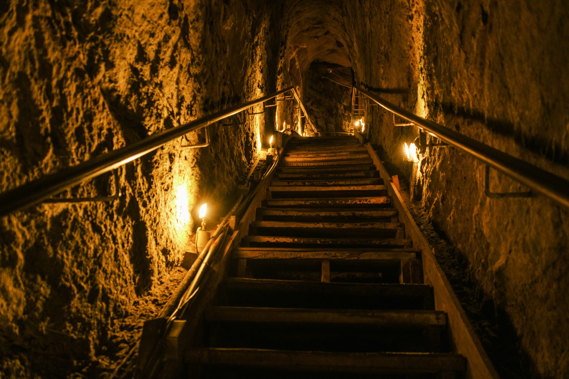 Underground gold mine. Photo by April Vasquez @ Unsplash