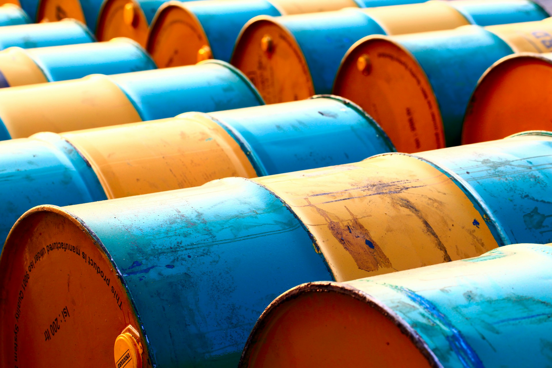 Barrels of oil. Photo by Atik sulianami @ Unsplash