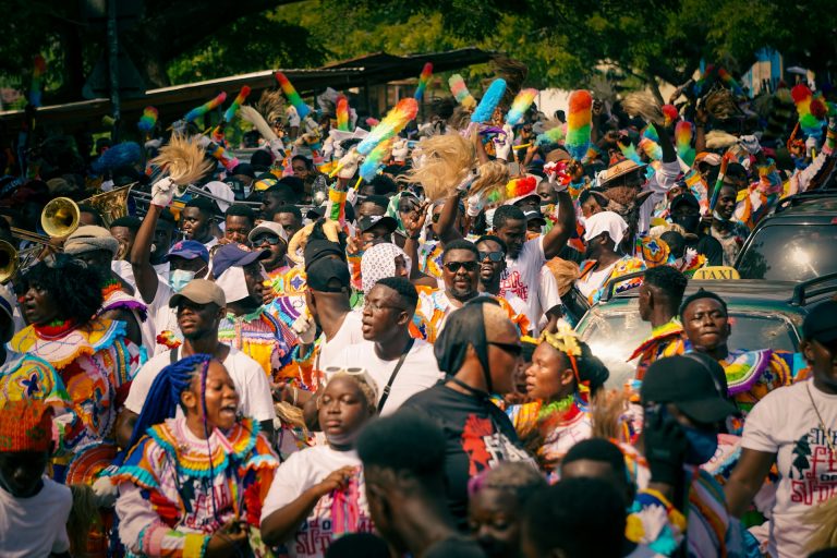 People celebrating in Accra, Ghana. Photo by Jay Martin @ Unsplash