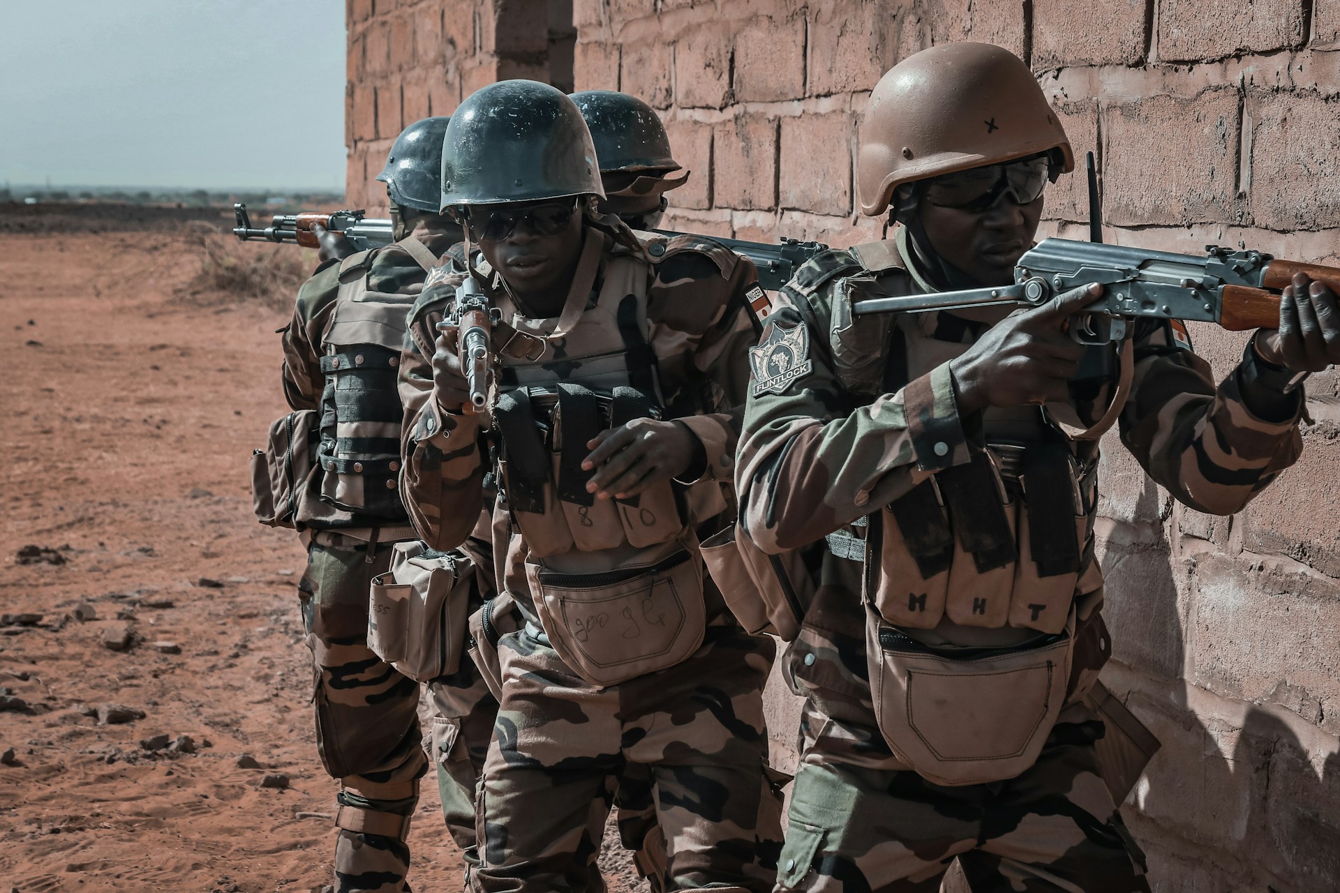 African military exercise. Photo by Alexander McKinley @ Unsplash