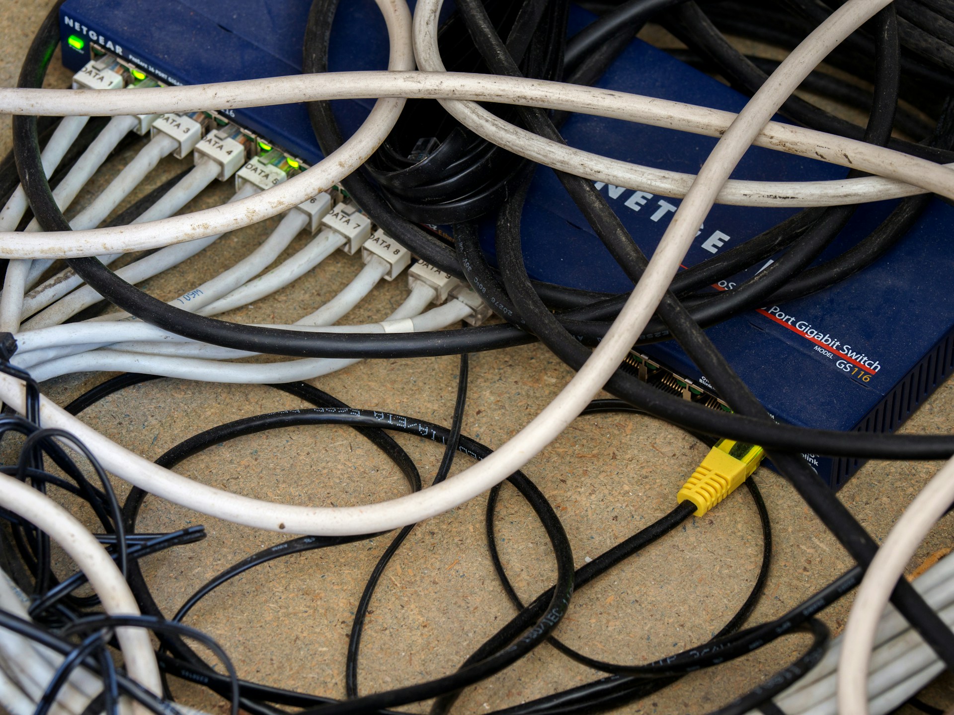 Ethernet router. Photo @ Brett Jordan on Unsplash