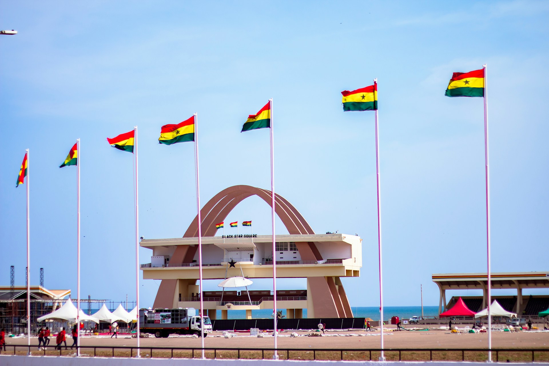 Ghana's Independence Square, also known as Black Star Square. Photo by WyteShot @ Unsplash