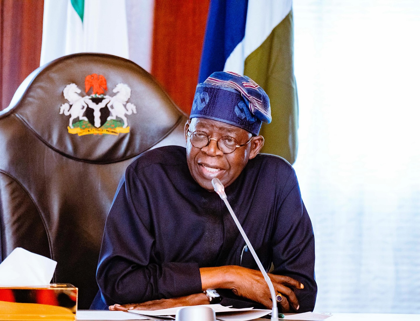 Nigeria President Bola Tinubu. Photo @Bola Tinubu/Facebook