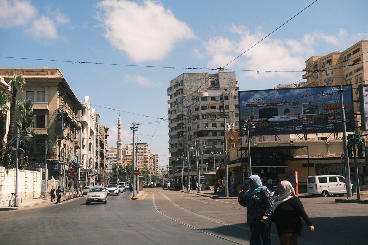 The city of Alexandria, Alexandria Governorate, Egypt. Photo by Muhammed Fatih Beki @Pexels