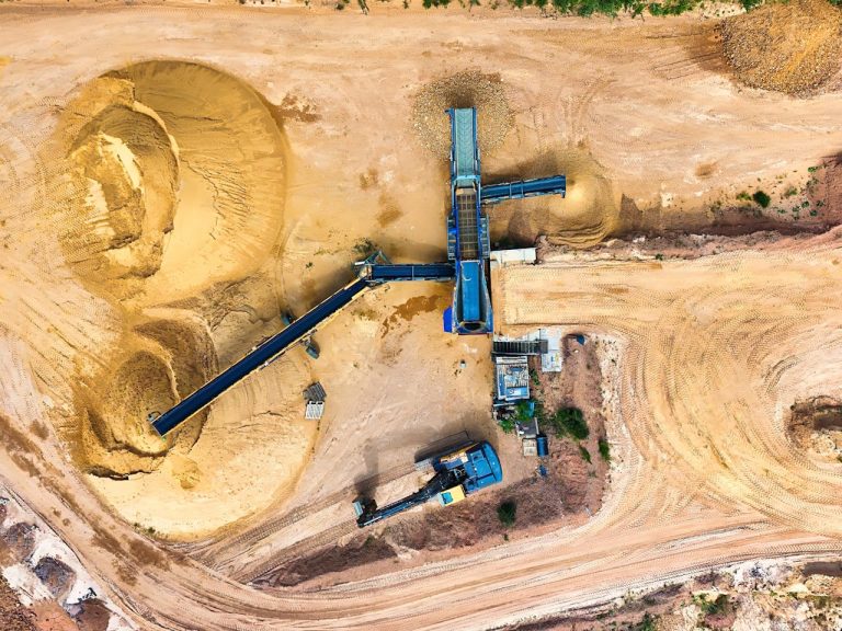 Aerial view of a mine. Photo by Volker Braun @ Pexels