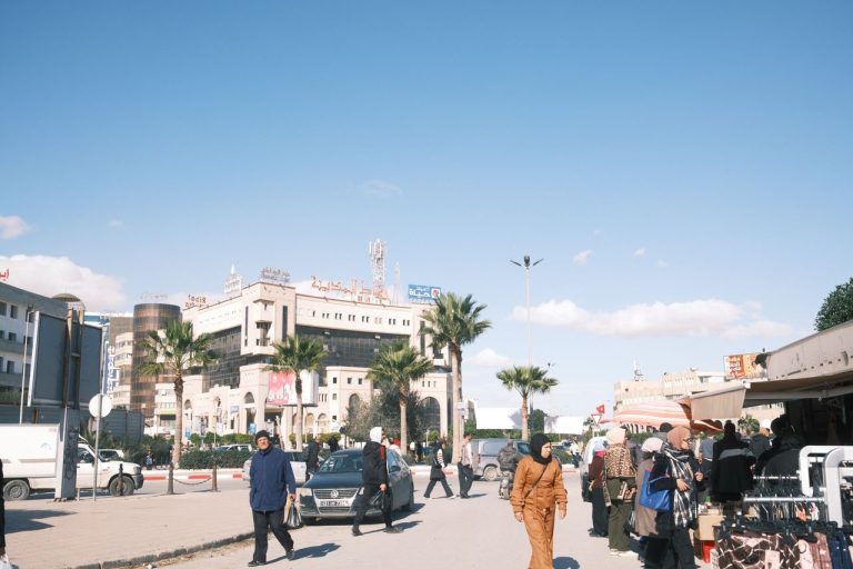 A lively street market in Sfax, Tunisia. Photo @ Pexels