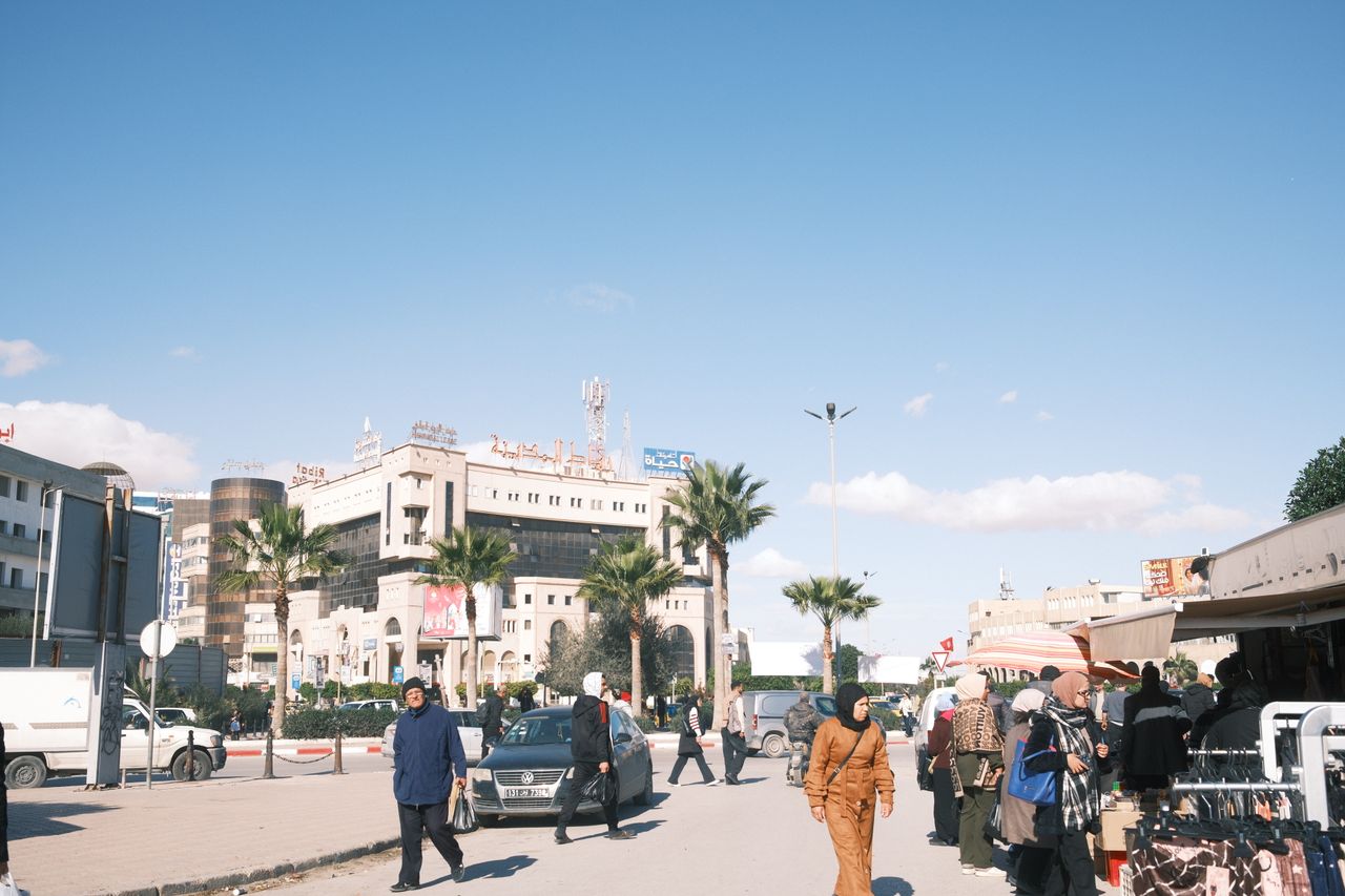A lively street market in Sfax, Tunisia. Photo @ Pexels