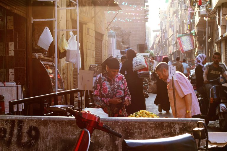 Street market in Egypt. Photo by Mahmoud Diab @ Unsplash