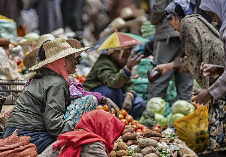 A marketplace in Addis Ababa, Ethiopia. Photo by Erik Hathaway @ Unsplash