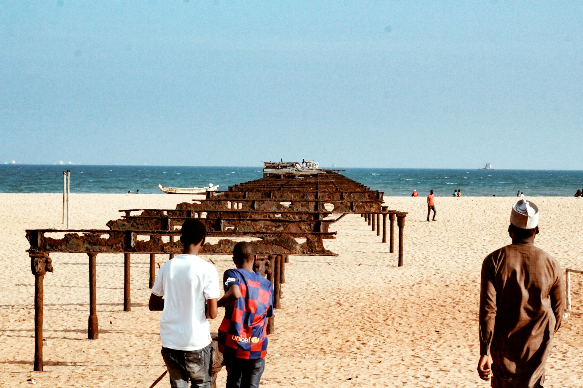 A beach scene in Lome, Togo. Photo by Muhammad-Taha Ibrahim @ Unsplash