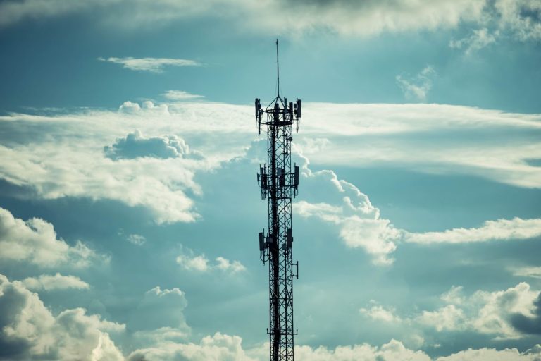 A communication tower. Photo by Wallace Chuck @ Pexels