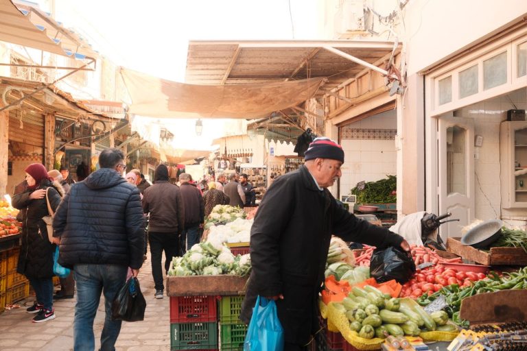 A local market in Sfax, Tunisia. Photo by Memory Lane @ Pexels