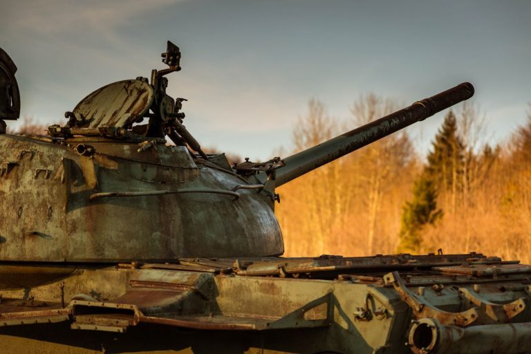 A rusted tank at a war zone. Photo by Alen Bešlija @Pexels